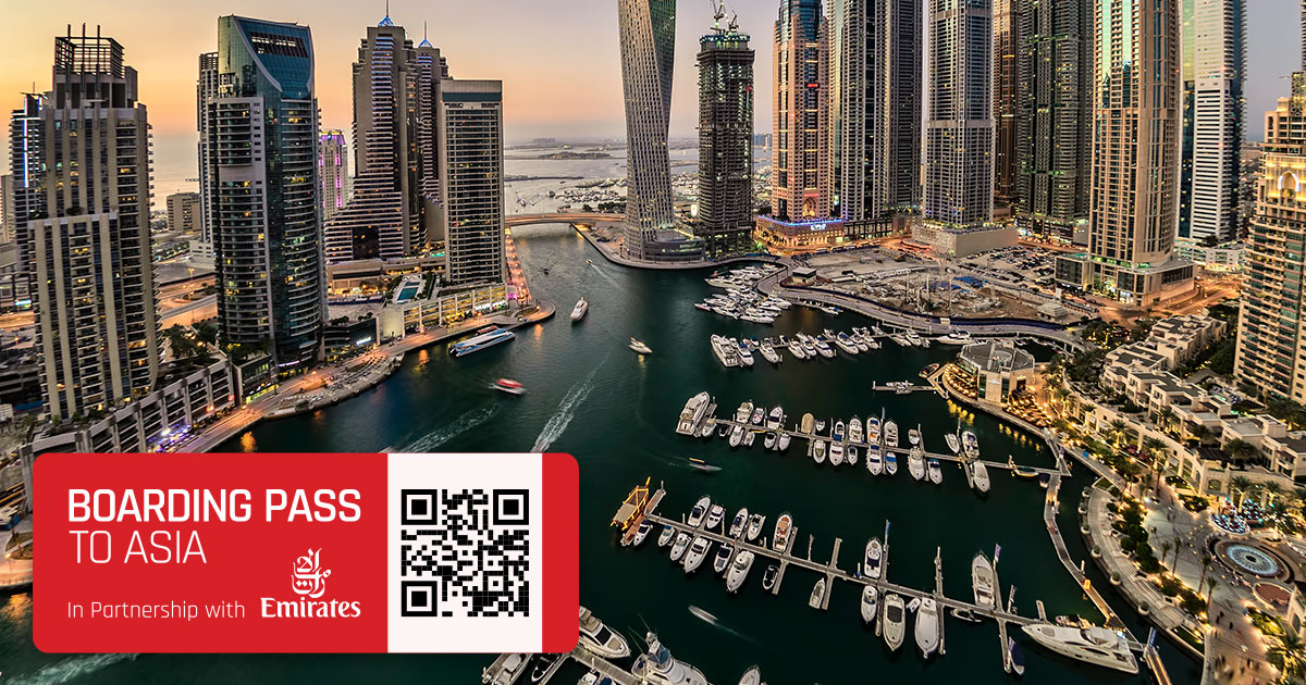 Dubai › Boarding Pass to Asia In Partnership with Emirates Jornal